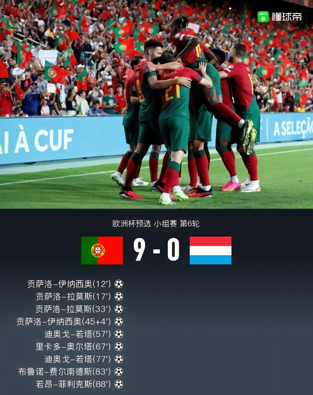 瑞士队客场输给葡萄牙，欧预赛形势严峻